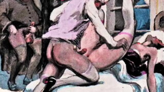 erotisk kunst i vintagestil